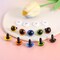 20PCS 15mm Colored Safety Eyes with Washers for Amigurumi, Crochet Dolls, and Plush Toys – Plastic Craft Eyes for DIY Bear and Doll Making